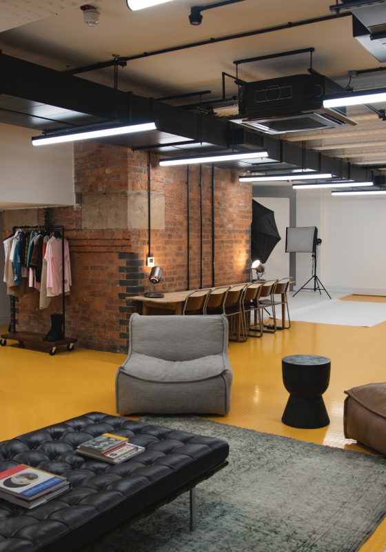 Photography and content studio for hire in manchester